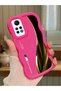 Redmi Note 12 Pro 4g Compatible Anti-Knock Simple Red Silicone Phone Case Cover Bmw Pattern