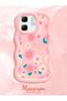 Infinix Hot 50I Compatible Shockproof Simple Pink Silicone Phone Case Flower Pattern - 2