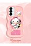 Samsung Galaxy A56 Compatible Shockproof Simple Pink Silicone Phone Case Hello Kitty Pattern - 2