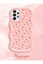 Samsung Galaxy A23 Compatible Shockproof Simple Pink Silicone Phone Case Cover Flower Pattern - 2