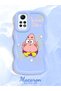 Redmi Note 12 Pro 4g Compatible Shockproof Simple Blue Silicone Phone Case Spongebob Pattern - 2