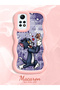 Redmi Note 12 Pro 4g Compatible Shockproof Simple Pink Silicone Phone Case Tom and Jerry Pattern - 2