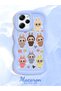 Poco X5 Pro 5g Compatible Shockproof Simple Blue Silicone Phone Case Labubu Pattern - 2