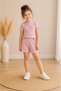 Girl's Summer Nursery Set Short Sleeve Shorts and Blouse Casual Set 2-8 Years - 2