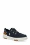 Men's Casual Shoes - Canvas and Leather Detailed - 3