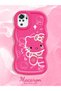 Redmi Note 10 4g Compatible Shockproof Simple Red Silicone Phone Case Hello Kitty Pattern - 2