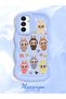 Samsung Galaxy A04S Compatible Shockproof Simple Blue Silicone Phone Case Labubu Pattern - 2