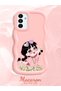 Samsung Galaxy A13 5g Compatible Shockproof Simple Pink Silicone Phone Case Cute Girl Pattern - 2