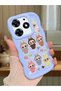 Tecno Spark 10 Pro Compatible Shockproof Simple Blue Silicone Phone Case Labubu Pattern