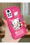 Redmi Note 12 Pro 4g Compatible Shockproof Simple Red Silicone Phone Case Hello Kitty Pattern