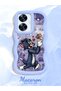 Realme C55 Compatible Shockproof Simple Blue Silicone Phone Case Tom and Jerry Pattern - 2