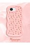 iPhone 17E Compatible Shockproof Simple Pink Silicone Phone Case Flower Pattern - 2