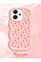 Oppo Reno 14F Compatible Shockproof Simple Pink Silicone Phone Case with Floral Pattern - 2