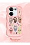 For Tecno Camon 20 Pro 4g Compatible Shockproof Simple Pink Silicone Phone Case Labubu Pattern - 2