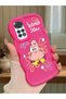 Redmi Note 11 Compatible Shockproof Simple Red Silicone Phone Case Spongebob Pattern