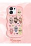 Oppo F31 5g Compatible Shockproof Simple Pink Silicone Phone Case Labubu Pattern - 2