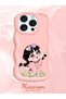 iPhone 15 Pro Max Compatible Shockproof Simple Pink Silicone Phone Case Cute Girl Pattern - 2
