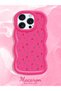 iPhone 12 Pro Compatible Shockproof Simple Red Silicone Phone Case Flowers Pattern - 2