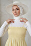 Long Strap Cotton Unlined Summer Dress - 6