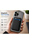 iPhone 17 / 16 / 15 / 14 / 13 / 12 Phone and Case Back Magsafe Pu Leather Card Holder Wallet Compatible with All Models - 7