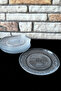 Glass Cake Plate-Dessert Plate-Cake Plate-6 Pieces- 15 cm
