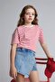 Girl's T-Shirt D8581A8/Rd79 Red - 3