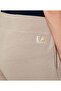 Women's Slim Fit Logo Detailed Pleated Modal Blend Gray Sweatpants - 3