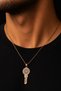 Women's and Men's Key Model Dual Copper Pendant with Seal of Solomon, Vav and Elif, Ya Hafiz, Allah Word, Celcelütiye, Kıtmir, Nal-I Şerif - 4