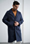 4 Button Detailed Cashmere Coat - 4