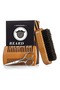 Beard Grooming Kit Wooden Comb Brush Scissors Set Men Beard Care Styling Kit