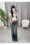 ثاليا جين قابل للغسل باللون الأزرق
