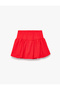 Crinkle Fabric Ruffled Skort - 4