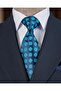 Slim Fit Men's Double-Breasted Pointed Collar Jacket Pants Suit Navy Blue T20097-02 - 4
