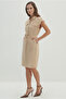 Dress with Pocket and Belt Detail - 3