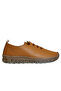 Tan Leather Women's Casual Shoes