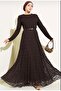 Lace Detailed Belted Dress - 2