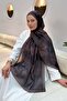 Batik Pattern Soft Shawl Dark Brown - 2