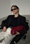 Calista Multi-Use Burgundy Shoulder and Hand Bag