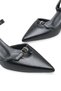 Vega Cara Women's Pointed Toe Open Back Thin Heeled Shoes 0012208 Black Rustic - 2