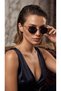 New Season Sunglasses Uv 400 Protection Gold Frame Black Lenses All Products with Case and Cloth Gift - 5