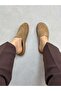 Camel Genuine Suede (Sweet) Women's Sabo Slippers - 5