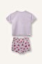 100% Cotton 2-Piece Pajama Set for Baby Girl H7640A526Sm - 3