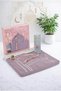 Special for Mother's Day - Luxurious Velvet Prayer Rug with Kaaba Embroidery, Zikirmatik, Pearl Prayer Beads, Medina Rose Perfume 15