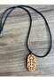 Desert Cactus Sun Symbol Design Handmade Ceramic Porcelain Necklace - 7