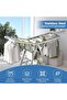 Clothes Drying Rack, 3 Tier Foldable Clothes Drying Stand, 180CM Extra-Large Clothes Airer Laundry - 2