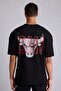 100% Cotton Nba Chicago Bulls Oversized Short Sleeve T-Shirt H3327Ax26Sm - 5