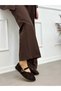 Brown Genuine Leather (Roger) V-Cut Women's Shoes - 7