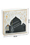 Kaaba Embroidered Luxury Velvet Prayer Rug, Zikirmatik, Pearl Prayer Beads, Special Perfume 150 ml - Gift in a Box - 4