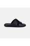 Men's Black Leather Slippers - 2