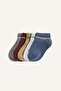 Printed Non-Slip Sole 5-Piece Cotton Booties Socks for Baby Boy H6673A5Ns